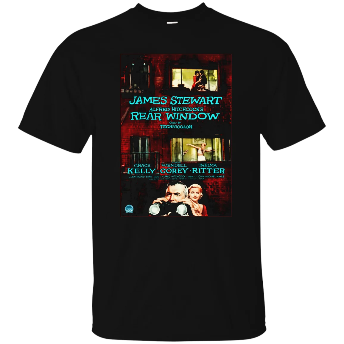 Защита от солнца на заднее стекло Альфред Хичкок Джеймс SteWairt Грейс Kellly в стиле