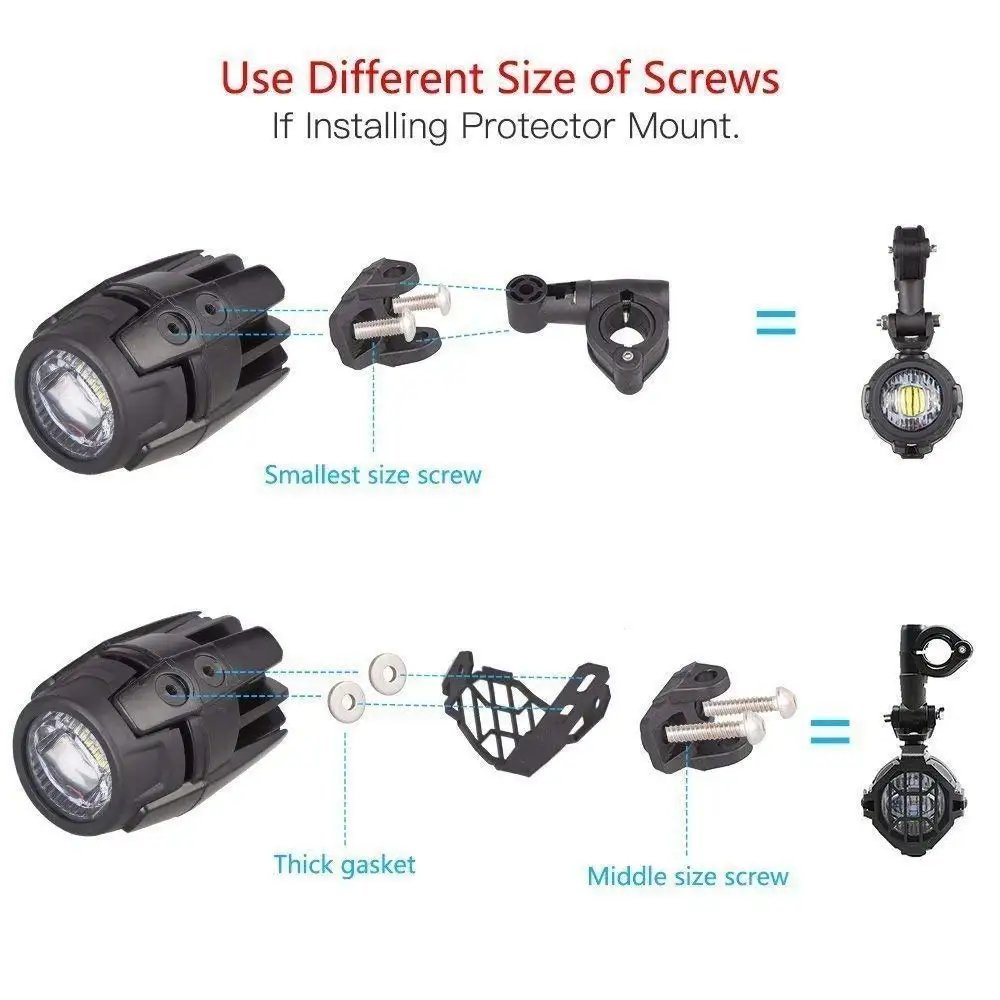 Светодиодные противотуманные фары E9 Mark для мотоциклов BMW R1250GS ADV F800GS R 1250 GS LC Yamaha MT07