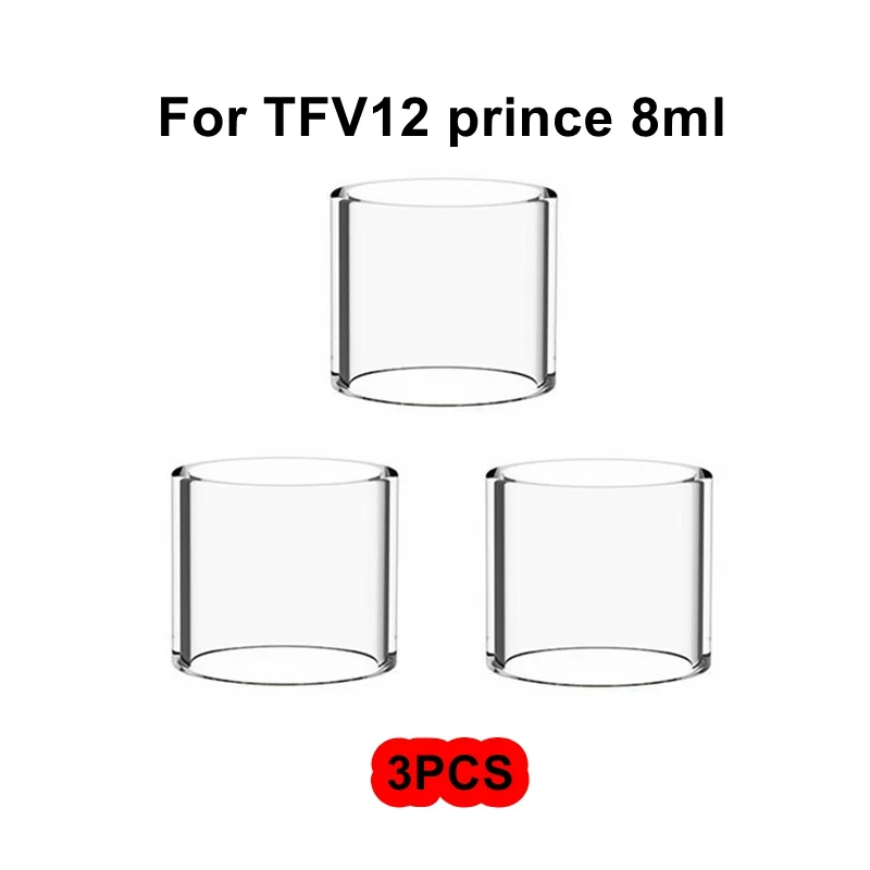 3 шт. в упаковке сменная стеклянная трубка Hongxingjia Pyrex для Smok TFV12 Prince 8 мл большая