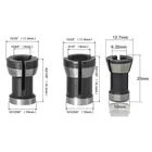 1 шт. цанговый патрон адаптер гравировальная Обрезка машина электрический маршрутизатор 6,35 мм8 мм6 мм