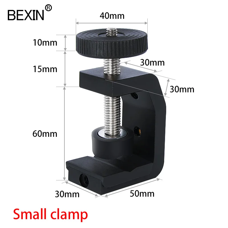 Only small clamp Настольная подставка зажим для камеры c-style зажим Универсальный Алюминиевый зажим для телефона dslr Поддержка для камеры аксессуары для фотосъемки - Цвет: Only small clamp