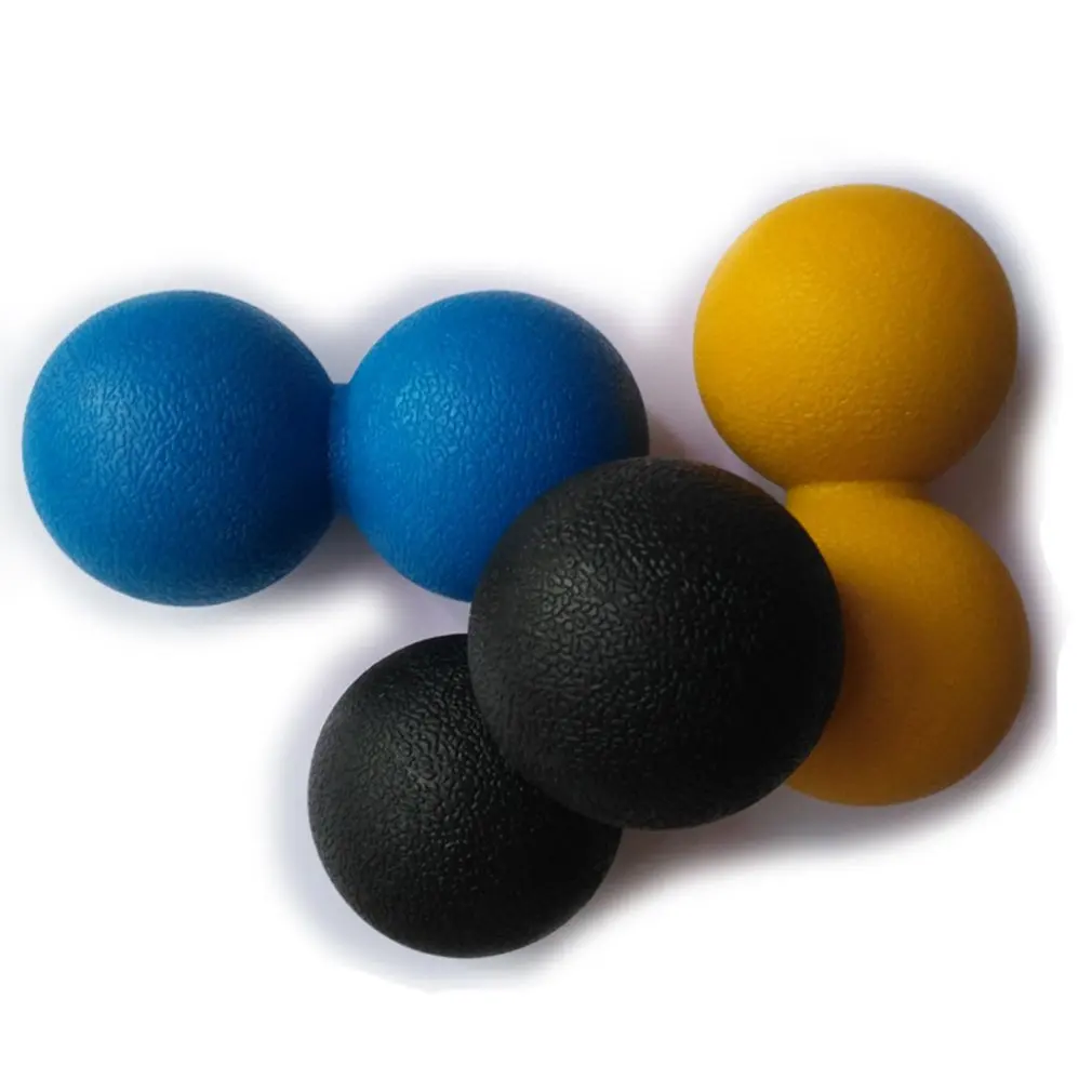 

Siamese Fascia Ball Double Ball Peanut Massage Ball Rehabilitation Training Abdominal Muscle Spinal Relaxation Fitness Ball