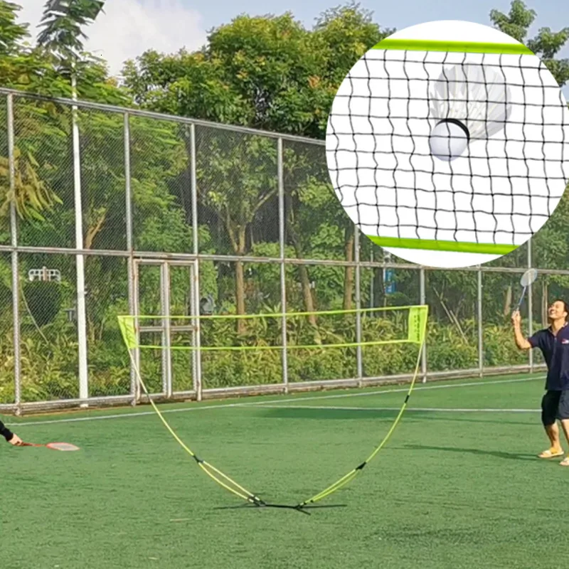 Портативная Профессиональная сеть для бадминтона 3 м тренировочная квадратная