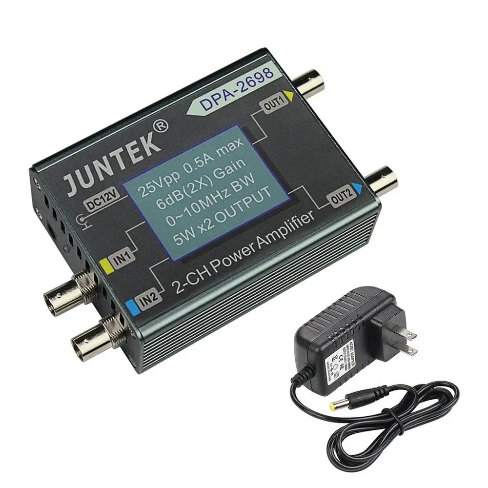 Двухканальный DDS генератор сигналов высокой мощности усилитель постоянного тока