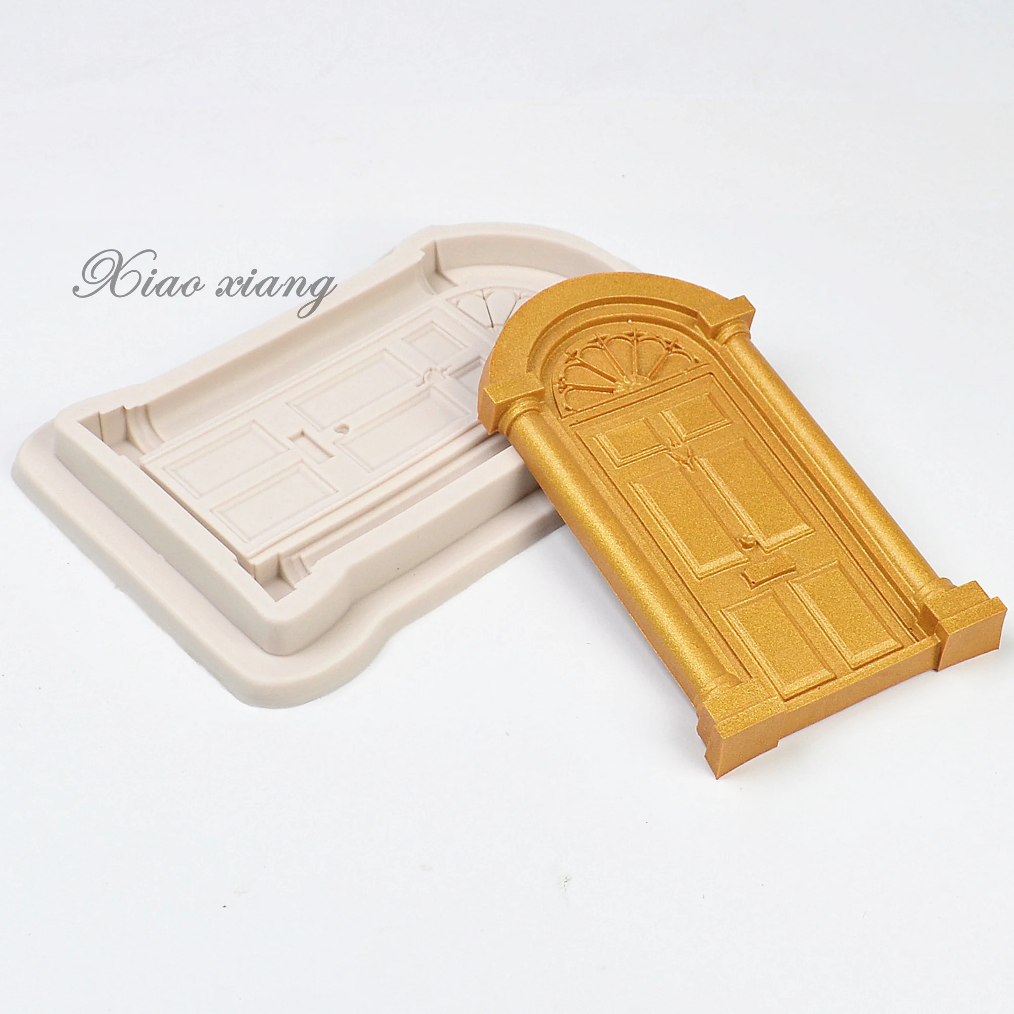 Силиконовые 3D формы для рождественской двери кружева фотостудии форма помадки