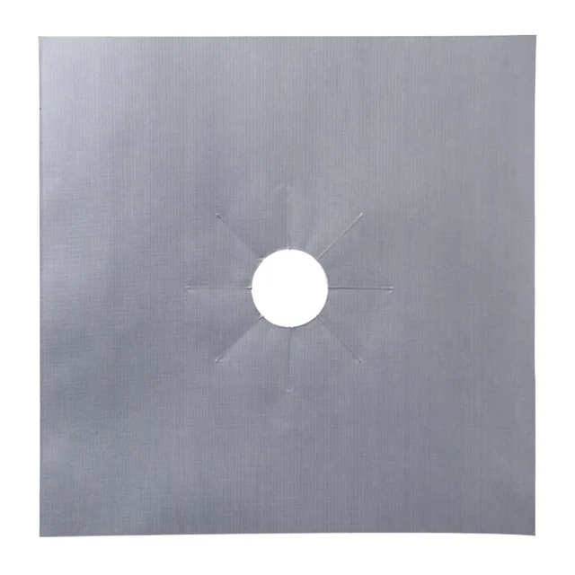 1pc silver 1/2/4 шт. защитное покрытие для газовой плиты Плита крышки вкладыш очистить коврик Кухня газовая плита протектор Кухня аксессуары - Цвет: 1pc silver