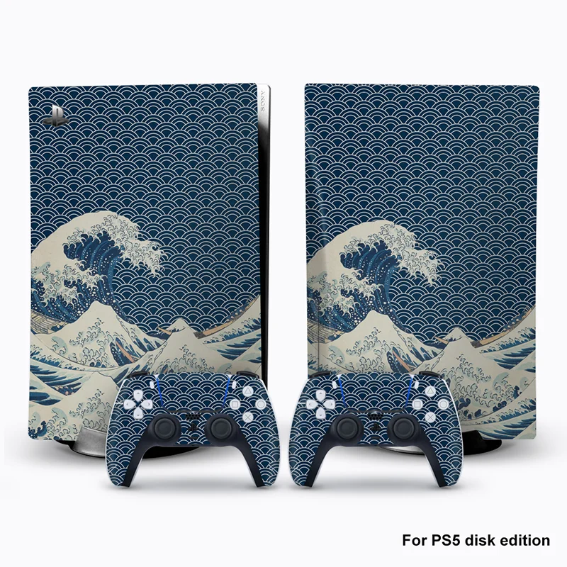 Новая Виниловая наклейка для PS5 аксессуары защитная оболочка консоли PlayStation 5 Disk