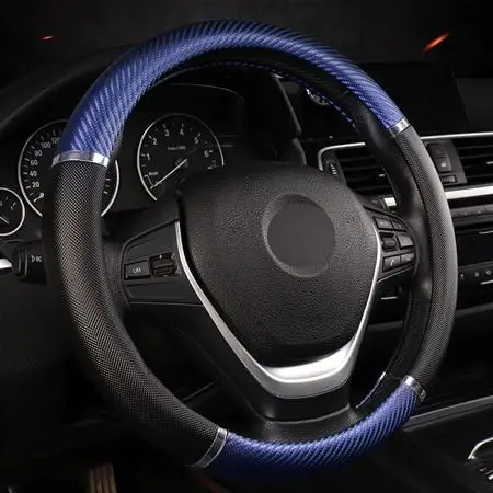 Universal Car Steering Wheel Cover Artificial Leather Comfortable Non-slip Automobile Steering-Wheel | Автомобили и мотоциклы