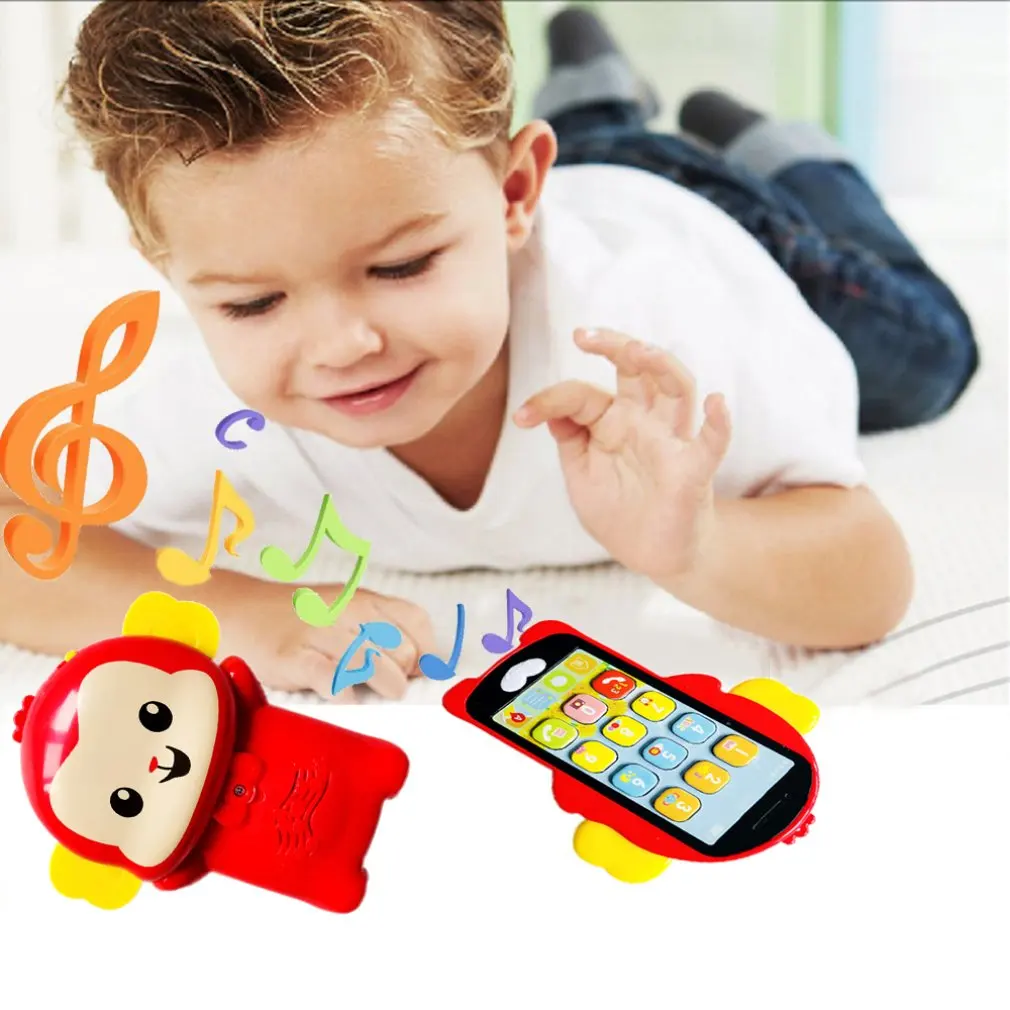 Маленькая обезьяна в форме смартфона китайский и английский двуязычный Обучения