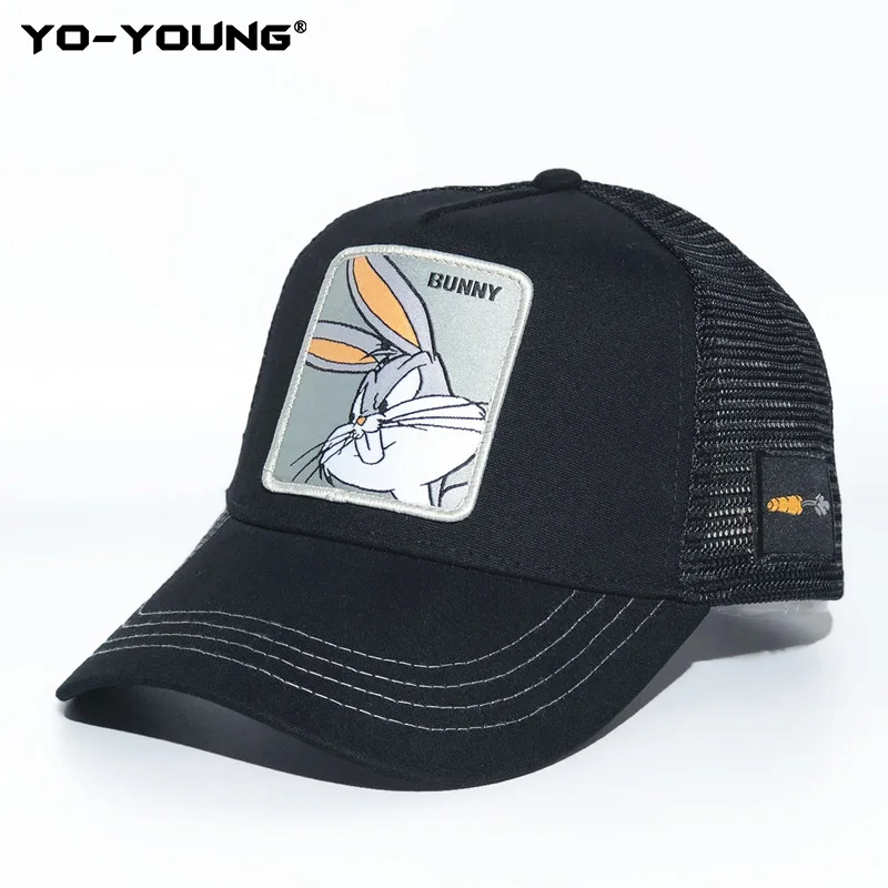 Бейсболки с рисунком из аниме бейсболки сеткой кепки для водителя грузовика в