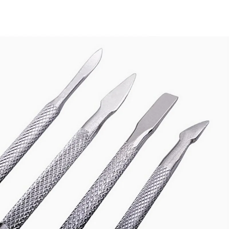 

1Pcs Stainless Steel Double Head Cuticle Pusher for Manicure 2021 Tools for Nails Art Non-Slip Nail Cuticle Remover Accessories