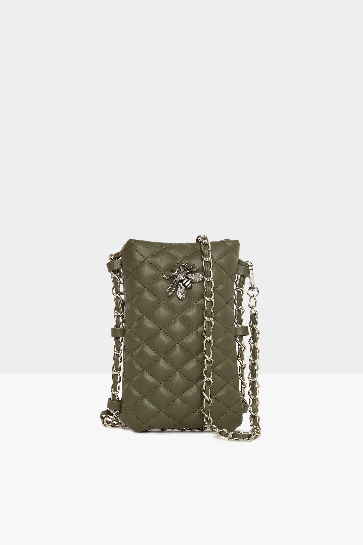 

Женская Стеганая мини-сумка цвета хаки, модная трендовая Водонепроницаемая Повседневная бархатная сумка на ремне через плечо из кожи, 2021