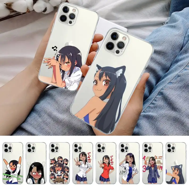 

Nagatoro San Anime Aesthetic Phone Case for iPhone 11 12 13 mini pro XS MAX 8 7 6 6S Plus X 5S SE 2020 XR case