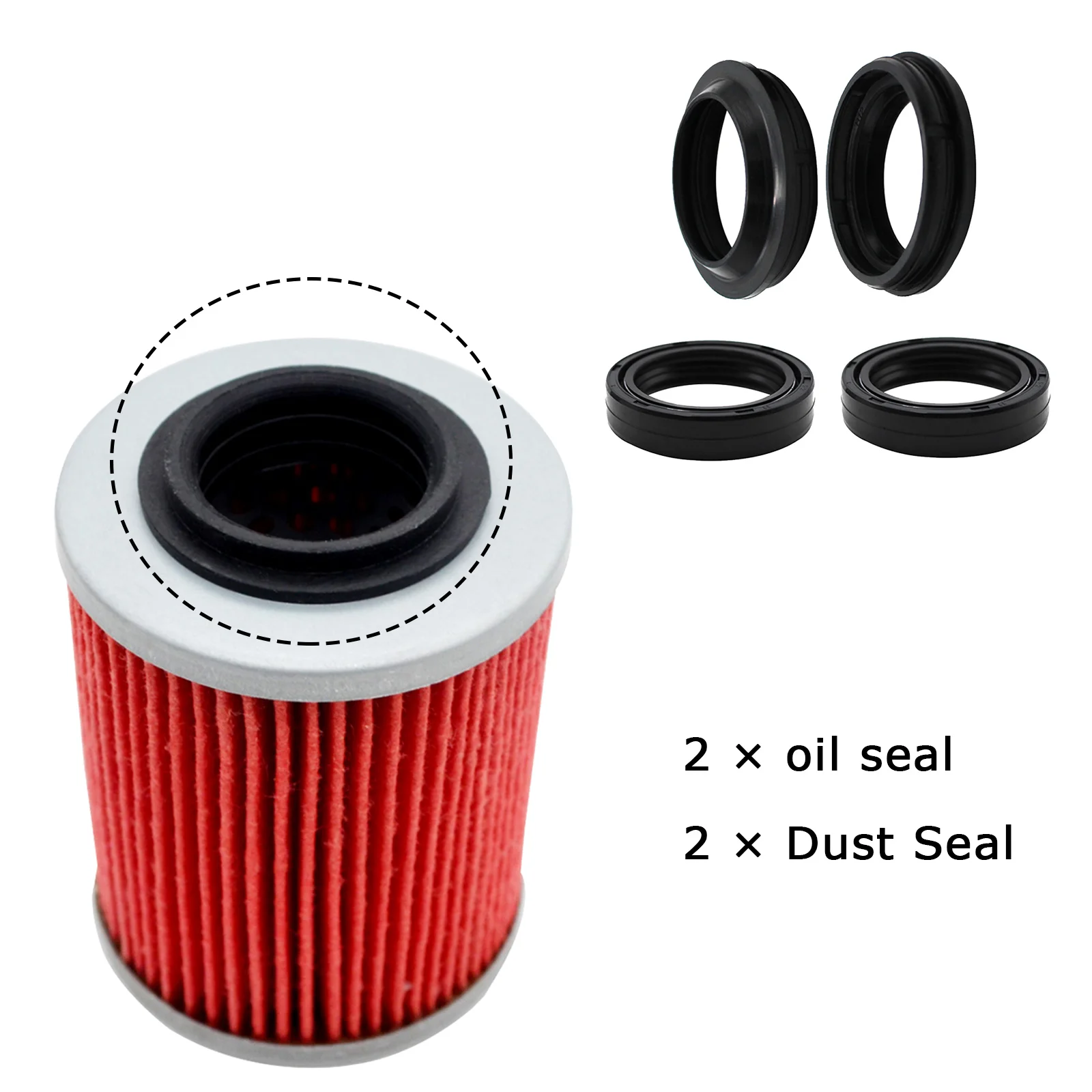 

Motorcycle 41*53*8 41 Fork Damper Shock Oil Seal Dust Seal For SUZUKI AN400 S AN400S Burgman GSF600 S Bandit Motor Accessories