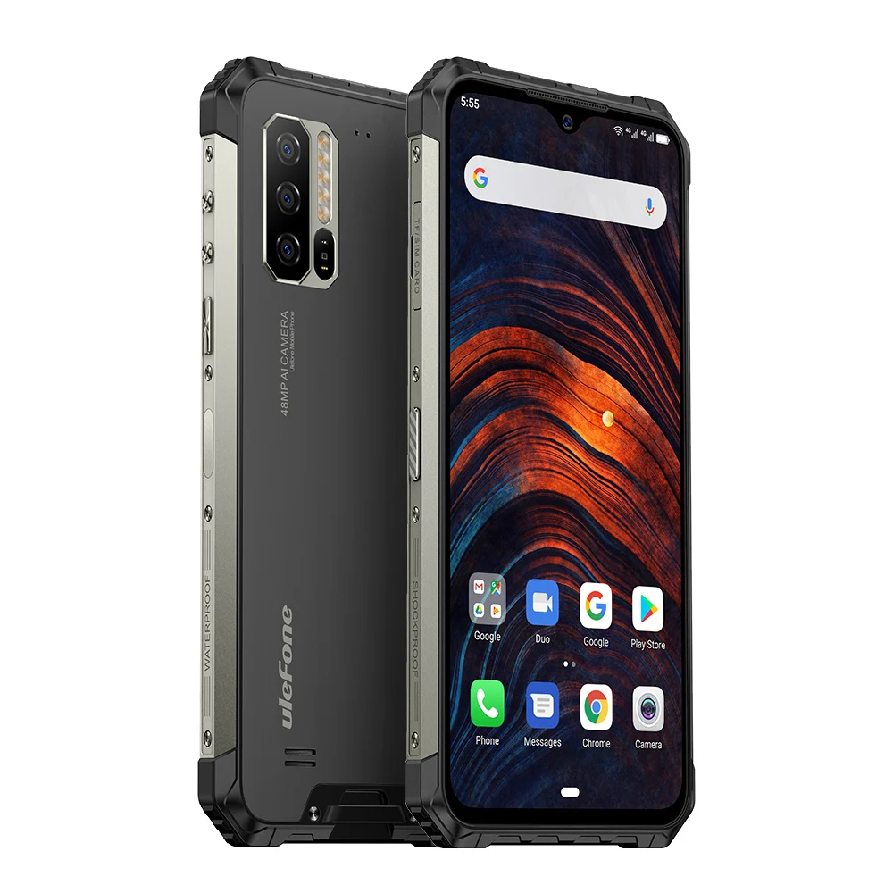 Смартфон Ulefone Armor 7 8 + 128 ГБ Android 10 0 Восьмиядерный процессор Helio P90 4G LTE камера 48 МП