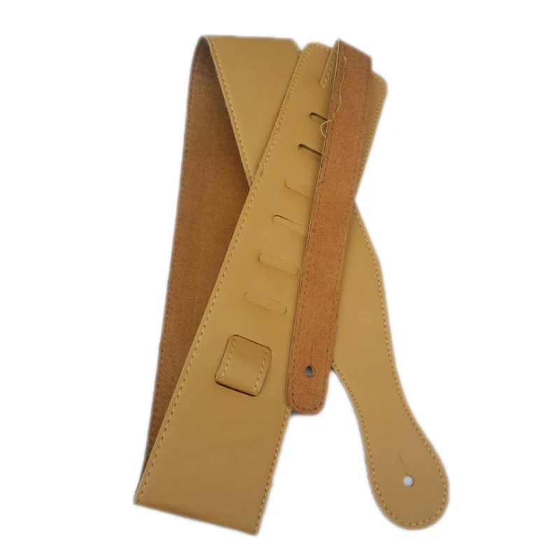 

110cm-130cm Guitar Strap Leather Head Adjustable Shoulder Strap for Guitar Electric Guitar Bass Guitar Parts Accessories 1PC