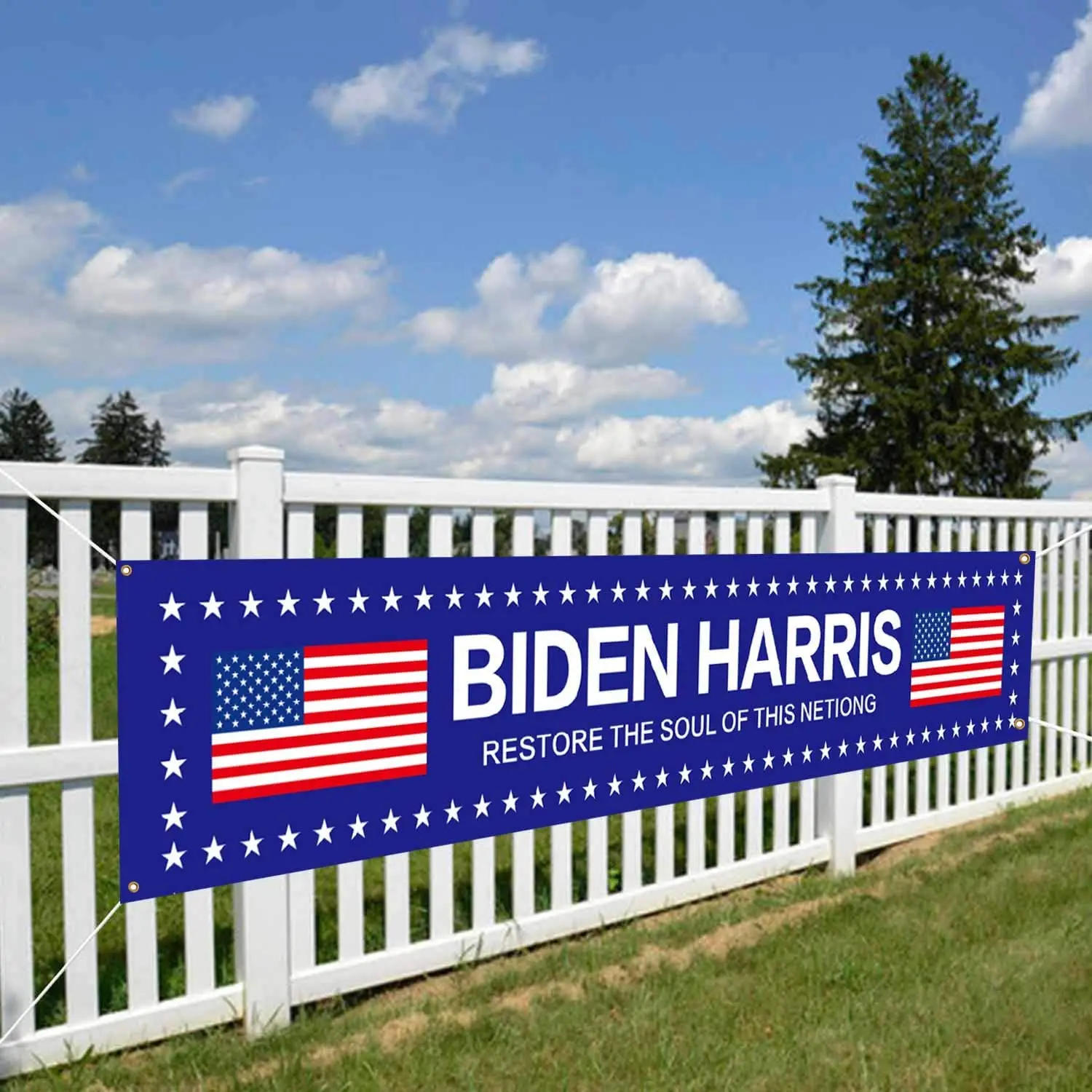 

Оптовая продажа американский флаг США 2021 биден Харрис восстановить душу этого Netiong большой баннер на заказ ваш собственный знак голоса