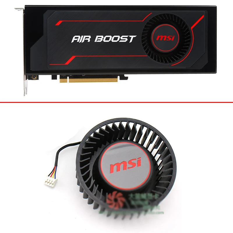 Вентилятор охлаждения BFB1012SHA01 PLB07525B12HH 4pin BV5 RX VEGA56 VEGA64 для AMD XFX Radeon VEGA 64 56