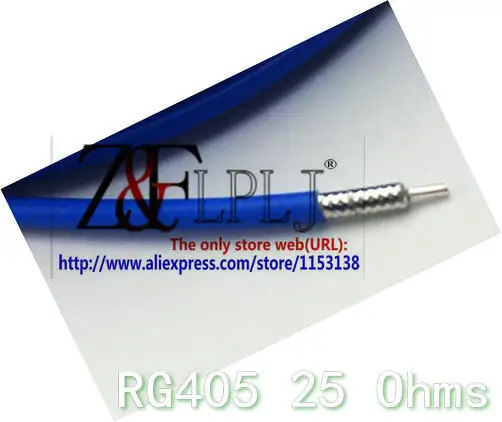 РЧ коаксиального кабеля 25 Ом/25OHM коаксиальный кабель OD = 2 6 мм/RG086-25 RFS405 полу-гибкие
