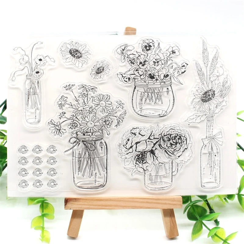 

Прозрачные силиконовые штампы KSCRAFT для рукоделия, скрапбукинга, изготовления открыток, детских поделок, забавные украшения