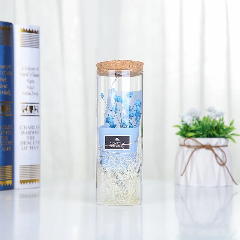 Креативный Звездный букет из сушеных цветов Подарочная коробка светильник