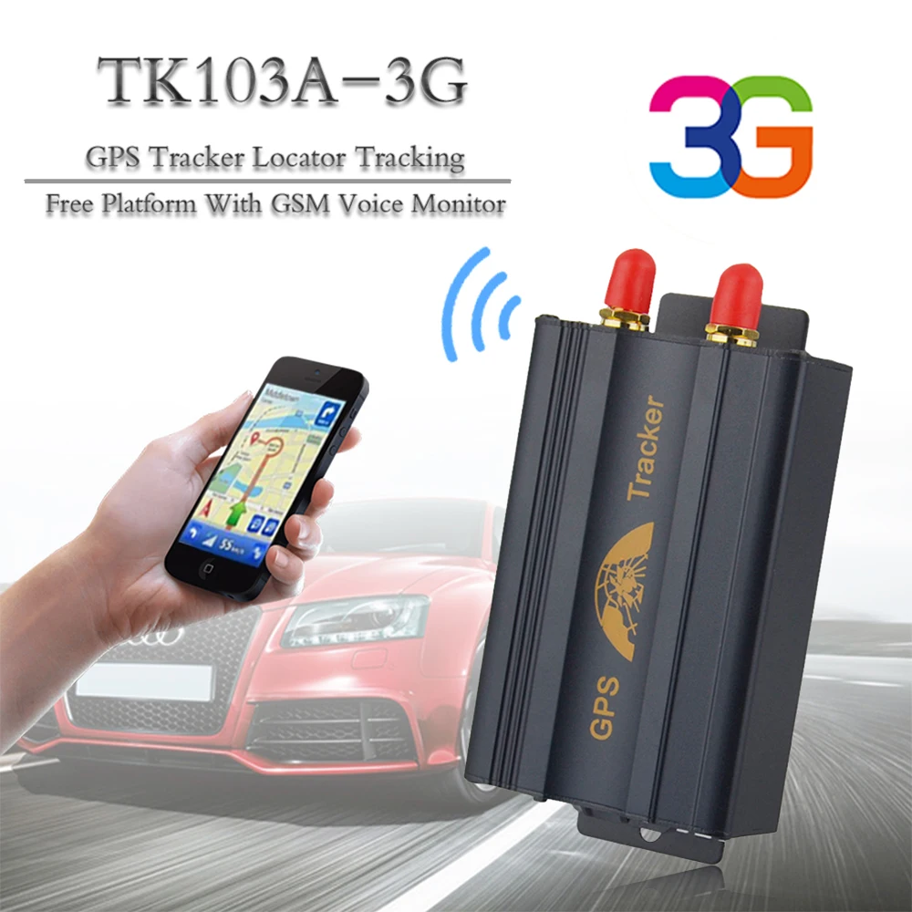 TK103A 3g gps 103A GSM GPRS отслеживание в режиме реального времени автомобиль мотоцикл