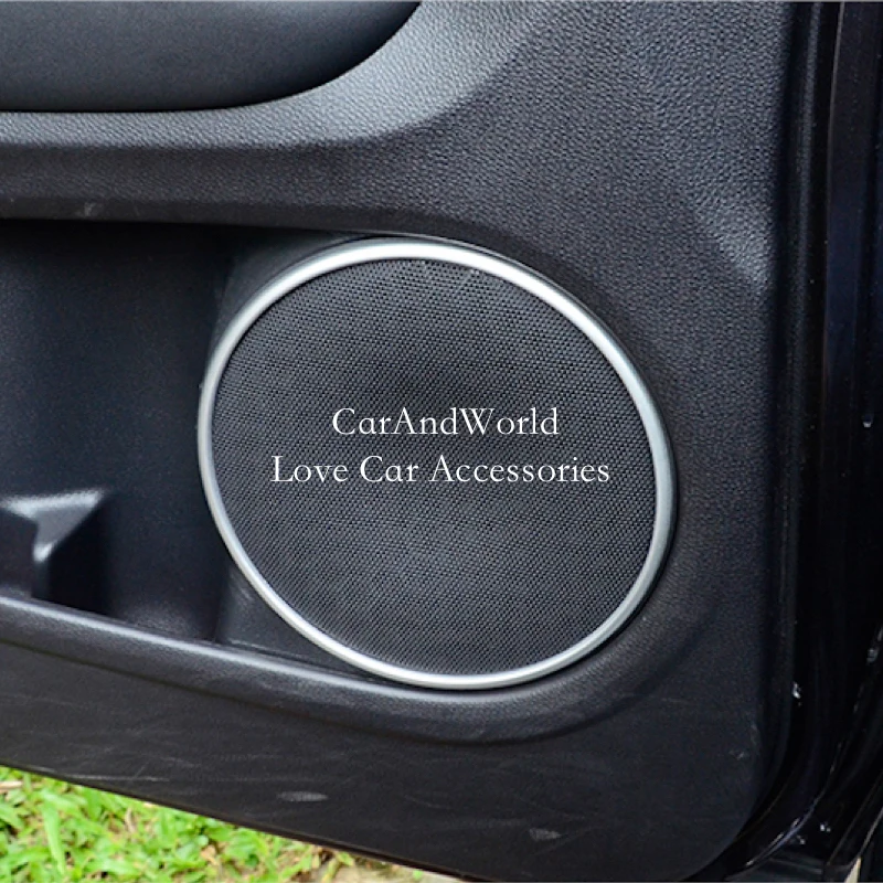 Для Honda HRV HR-V VEZEL 2014-2021 углеродное волокно интерьер четыре двери Динамик Звуковой