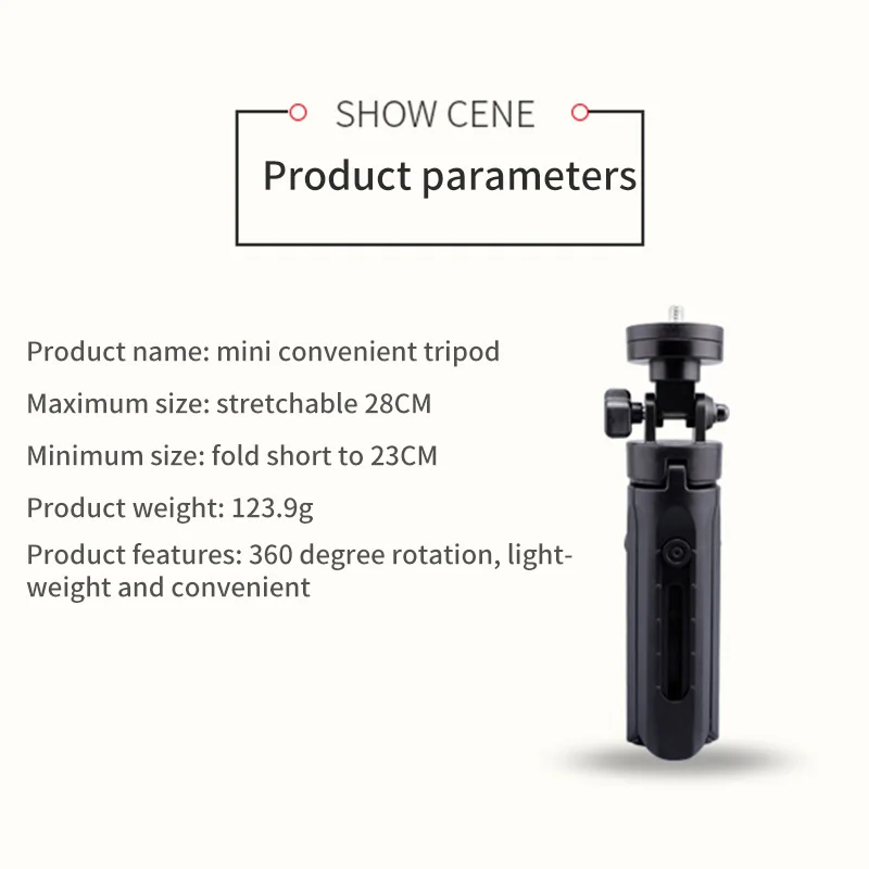 Портативный мини телефон штатив Настольный смартфон крепление Клип держатель