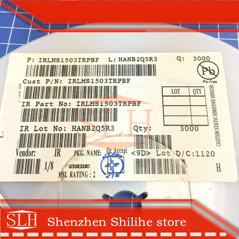 

100pcs/lot IRLMS1503TRPBF IRLMS1503 SOT363 Brand new original