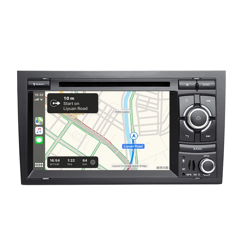 Android 9 0 Авторадио встроенный CarPlay GPS-навигатор совместимый с Audi A4 B6 B7 S4 RS4 2002-2008 SEAT Exeo