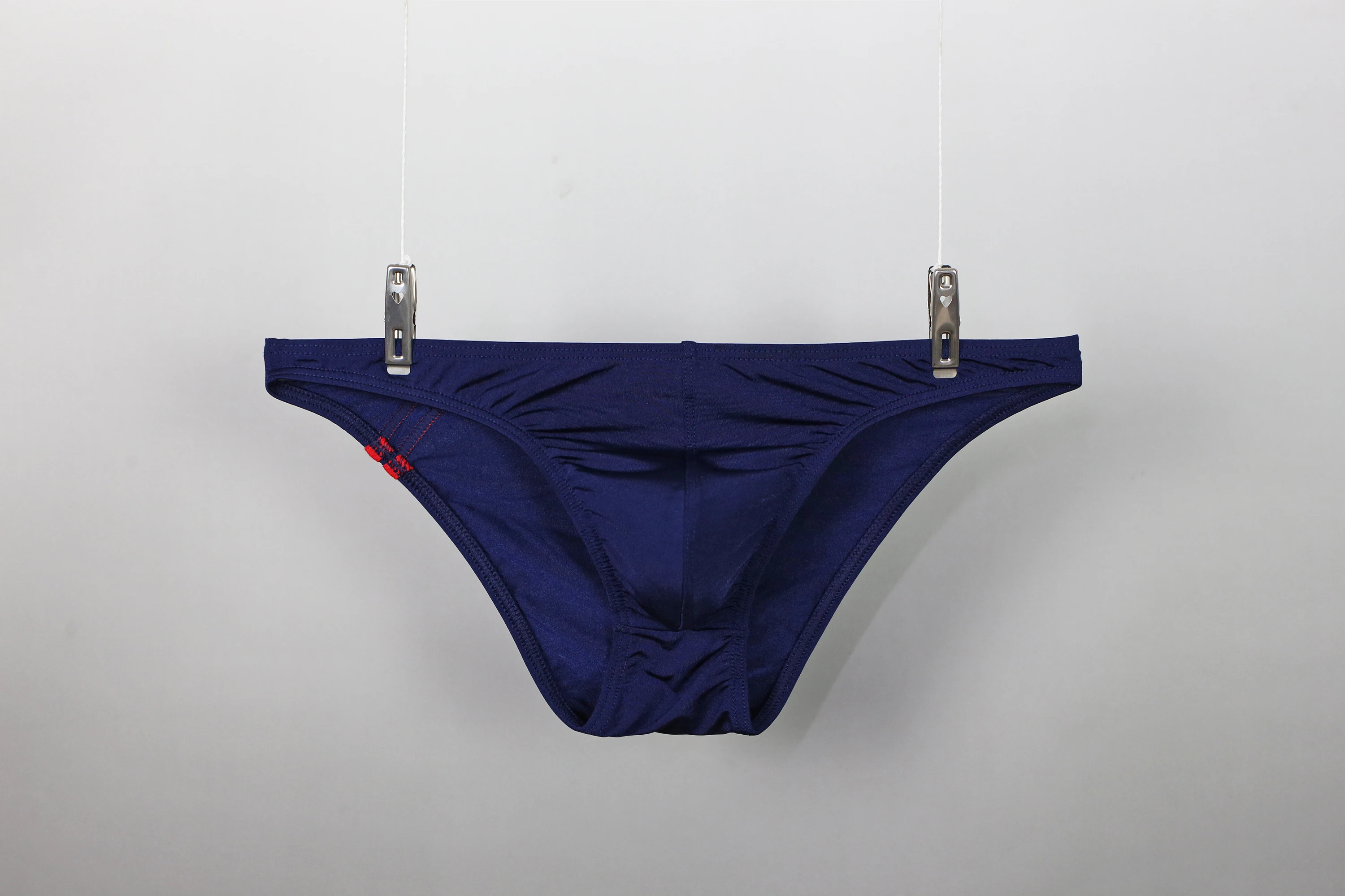 

Mens U Bulge Pouch Elastic Briefs Underwear Patchwork Low Waist Underpants New Sexy Plus Size