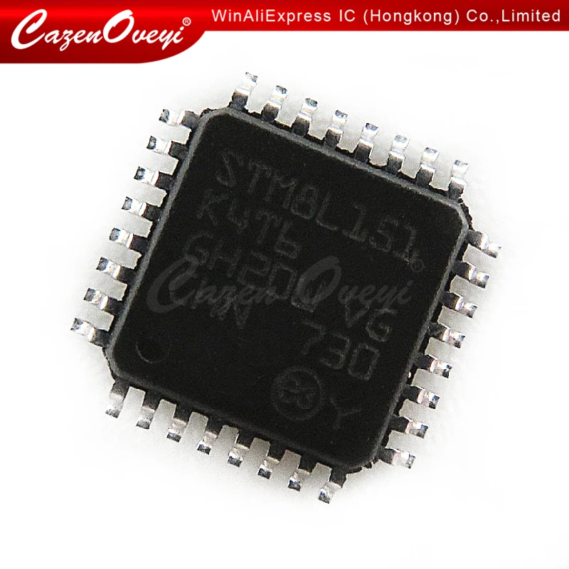 

5pcs/lot STM8L151K4T6 STM8L151 QFP-32 In Stock