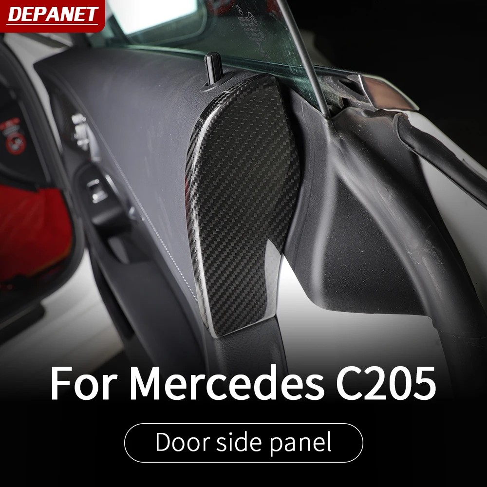 Отделка двери из углеродного волокна для Mercedes w205 amg coupe c205 2 c260 c300 c200 mercedes c class