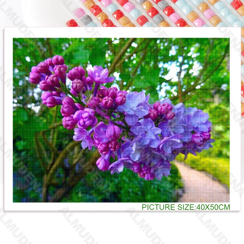 

Diy Diamond Painting Heart-Shaped Daisy Nordic Style Full Diamond Handmade Dot Inlaid Diamond Bedroom Living Room Sticker Wall