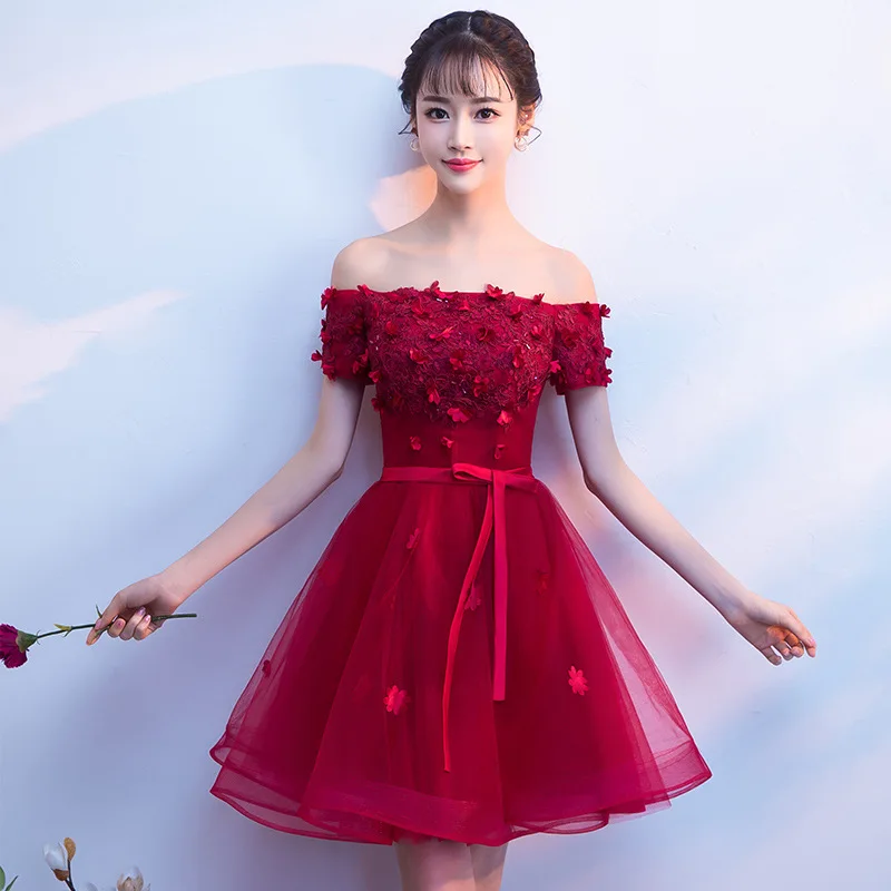 Платье принцессы красное летнее новое женское сексуальное мини платье с