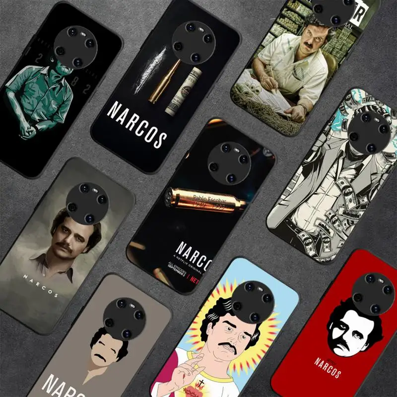 

Narcos TV Series Pablo Escobar Phone Case For Huawei Y5 Y62019 Y52018 Y92019 Luxury funda case for 9prime2019