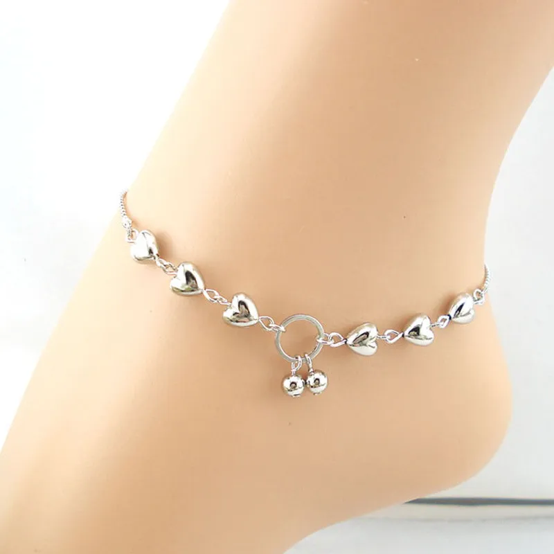 

Creative Heart Cherries Anklets For Women Barefoot Beach Foot Anklet Jewelry Summer Holiday Beach Gifts For Girls Ladies