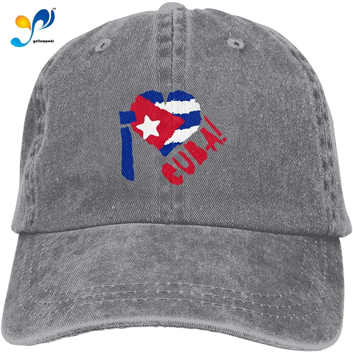 

Love Cuba Cuban Flag Unisex Soft Casquette Cap Fashion Hat Vintage Adjustable Baseball Caps
