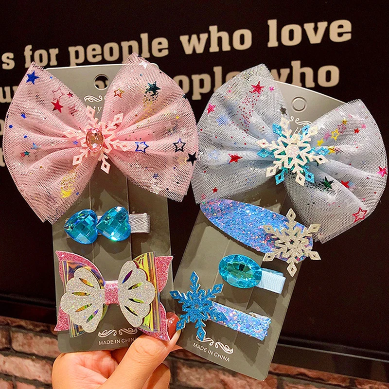 

Заколки для волос Детские, 3-4 шт./компл., для девочек