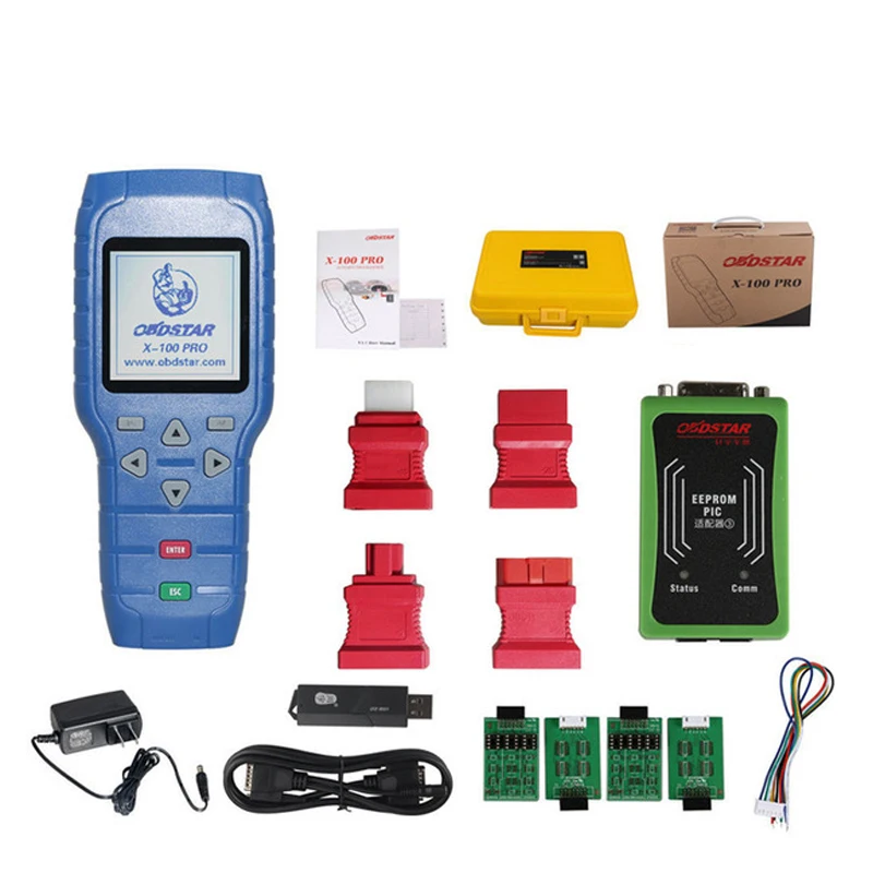 OBDSTAR X100 PROS C + D E ключевой программист модели с адаптером EEprom иммобилайзер