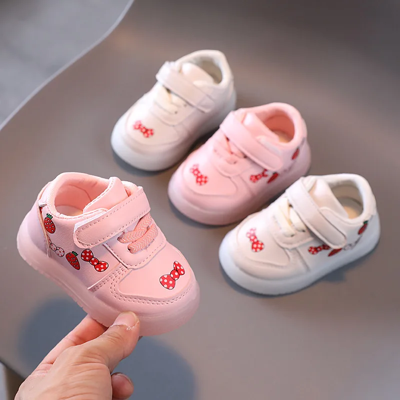

Sping Autumn Baby First Walkers Sneakers Toddler Girls Fashion walking Shoes Kids Sport Shoes Soft Bottom SXJ001
