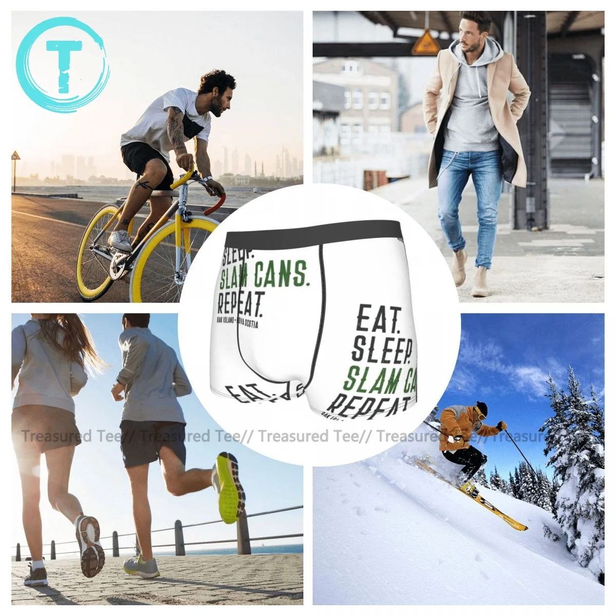 

Knights Templar Underwear Breathable Hot Print Trunk Polyester Pouch Boys Boxer Brief