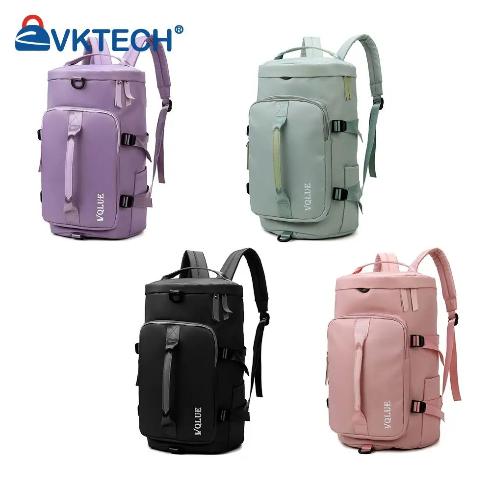 

Fashion Women Backpacks Oxford Cloth Bucket Large Capacity Lightweight Storage Backpack Travel School Knapsack