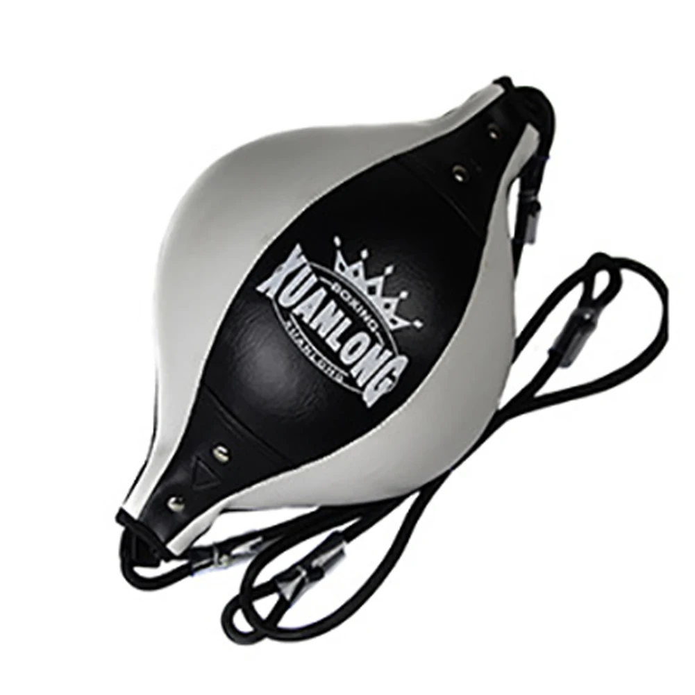 

Hanging Bodybuilding PU Leather With Inflator Double End Training Fitness Equipment Pear Boxing Speed Ball Professional Sports