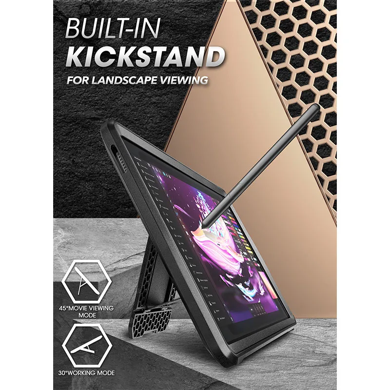 for samsung galaxy tab a7 lite case 8 7inch 2021 supcase ub pro full body rugged heavy duty cover with built in screen protector free global shipping