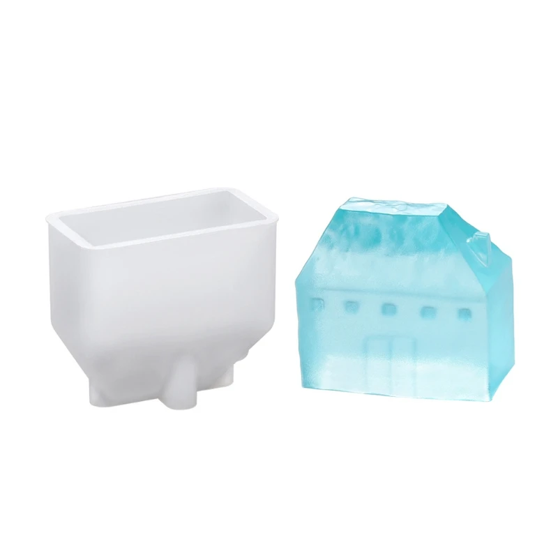 

12 Pcs/Set Sky Clouds Small House Micro Landscape Decorations Epoxy Resin Mold