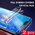 2 шт Мягкий Полный Чехол для iphone 11 pro x xs max xr Гидрогелевая пленка 6 6s 7 8 plus Защитная пленка для телефона защита экрана не стекло