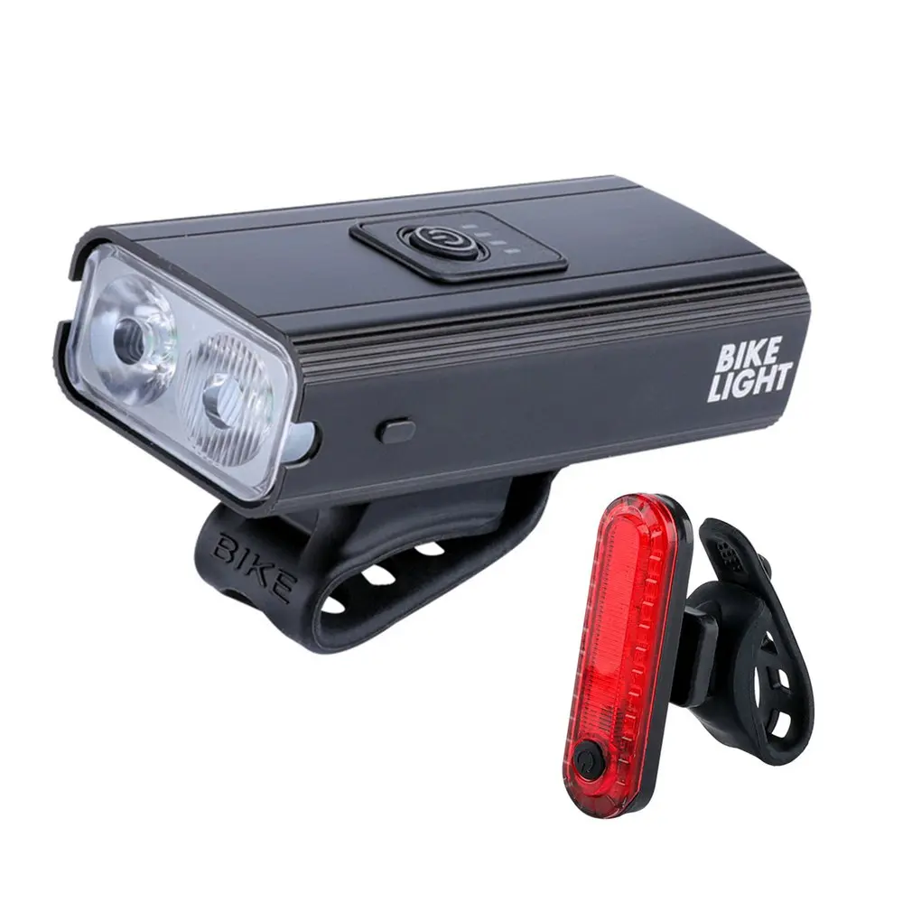 

Комплект велосипесветильник фонарей лм, USB, 6 режимов, внешний аккумулятор IPX6