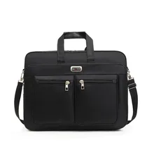 Briefcases Travel Necessary Laptop Portable A4 Document Computer Storage Handbag Notebook Organizer Shoulder Zip Bag Accessories