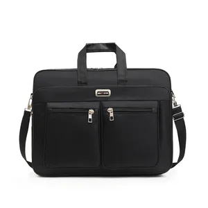 briefcases travel necessary laptop portable a4 document computer storage handbag notebook organizer shoulder zip bag accessories free global shipping